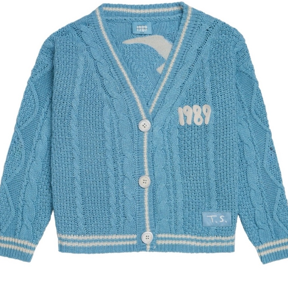 Taylor Swift Sky Blue Knit Sweater